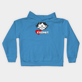 Heart Chonks - Cow Cat Kids Hoodie